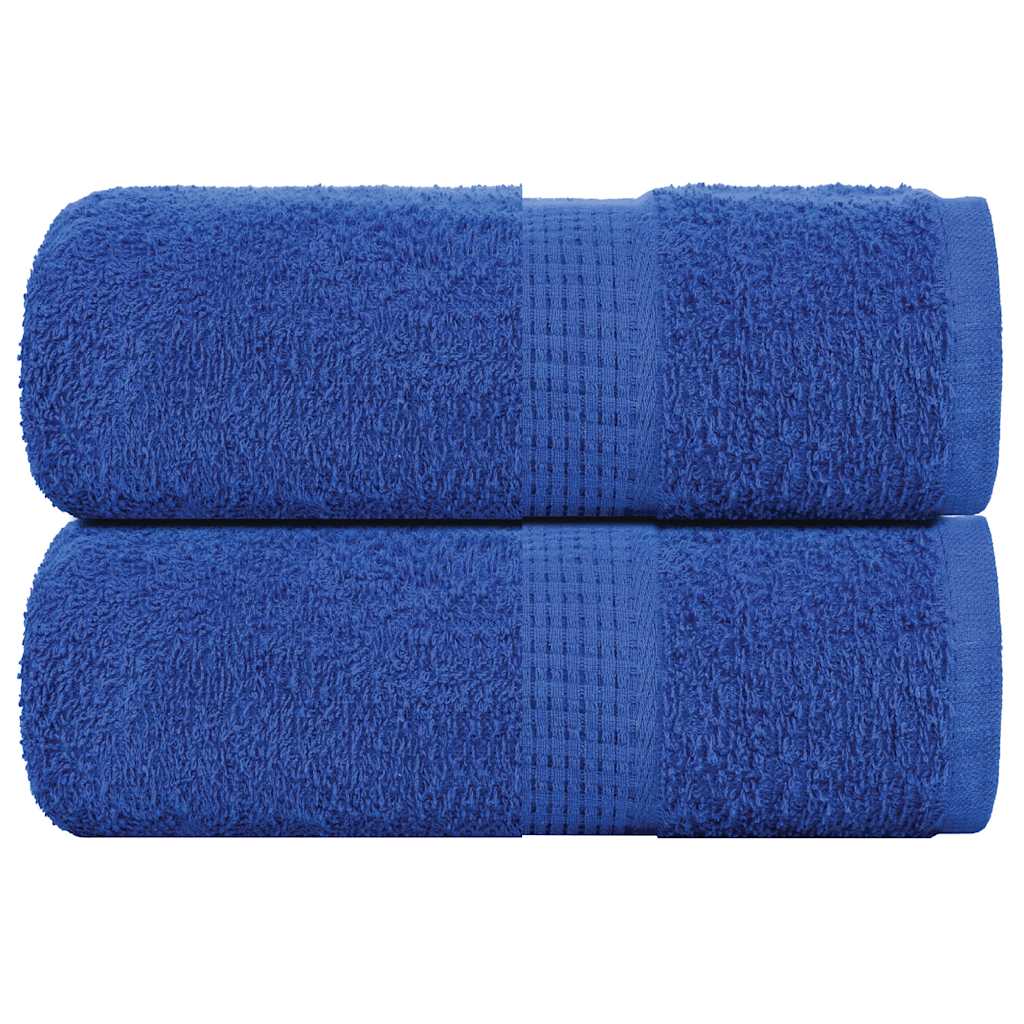 Vidaxl zeepdoekjes 2 st 30x30 cm 360 g m² 100% katoen blauw