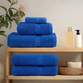 Vidaxl washandjes frogn 4 st 30x30 cm 360 g m² blauw
