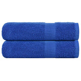 Vidaxl handdoeken frogn 2 st 50x100 cm 360 g m² blauw