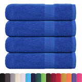 Vidaxl shower towels 4 st 70x140 cm 360 g m² 100% cotton blue