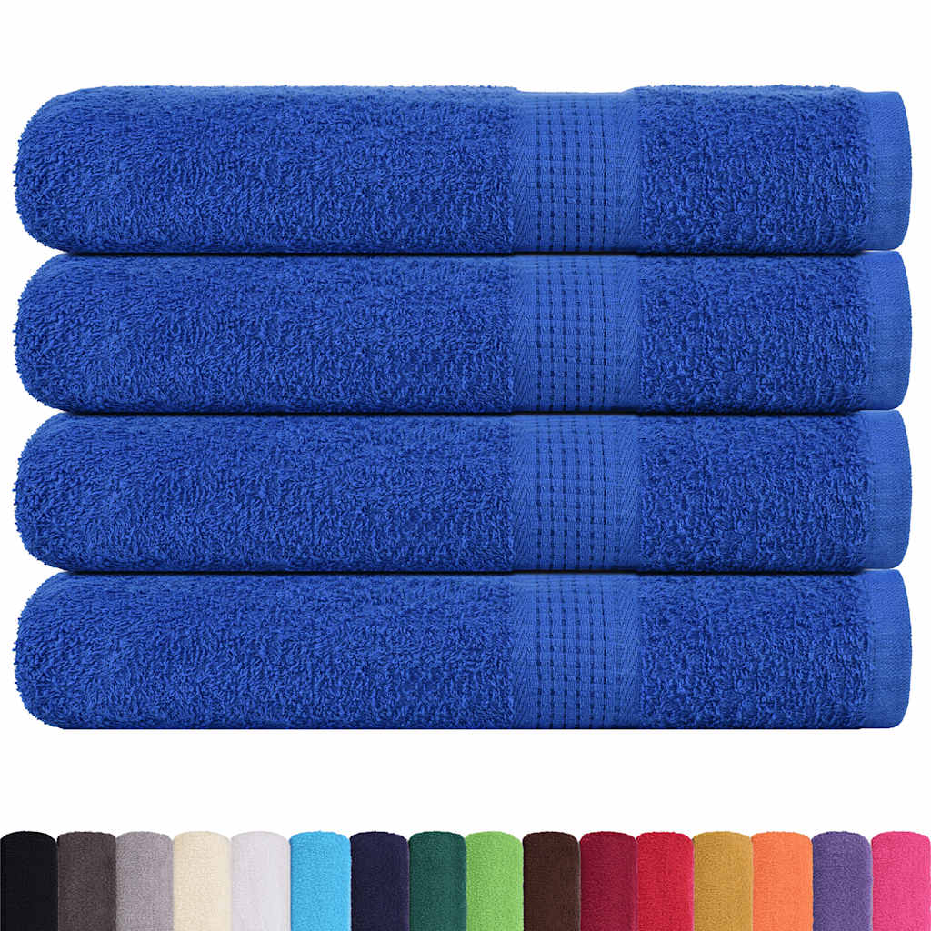 Vidaxl sauna towels 4 st 80x200 cm 360 g m² 100% cotton blue