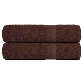 Vidaxl handdoeken frogn 2 st 50x100 cm 360 g m² bruin