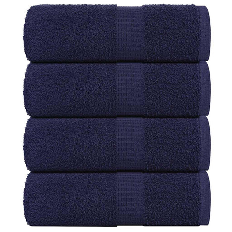 Vidaxl gastendoekjes frogn 4 st 30x50 cm 360 g m² marineblauw