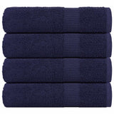 Vidaxl handdoeken frogn 4 st 50x100 cm 360 g m² marineblauw