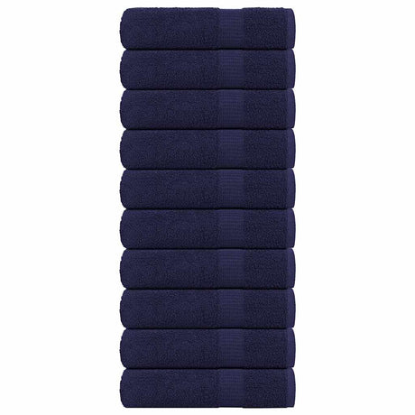 Vidaxl handdoeken frogn 10 st 50x100 cm 360 g m² marineblauw