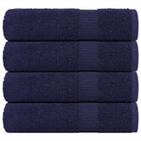 Vidaxl Shower towels 4 ST 70x140cm 360 g m² 100% cotton navy blue