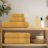 Vidaxl washandjes frogn 4 st 30x30 cm 360 g m² goud