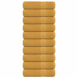 Vidaxl badhanddoeken frogn 10 st 100x150 cm 360 g m² goud