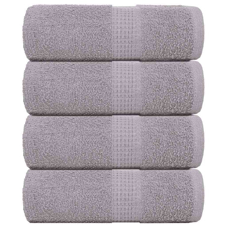 Vidaxl gastendoekjes frogn 4 st 30x50 cm 360 g m² grijs