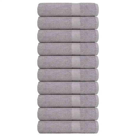 Vidaxl handdoeken frogn 10 st 50x100 cm 360 g m² grijs