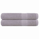 Vidaxl sauna towels 2 st 80x200 cm 360 g m² 100% cotton gray