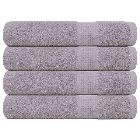 Vidaxl saunahanddoeken frogn 4 st 80x200 cm 360 g m² grijs
