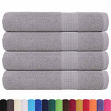 Vidaxl saunahanddoeken frogn 4 st 80x200 cm 360 g m² grijs