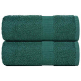 Vidaxl washandjes 2 stuks frogn groen 30x30 cm 100% katoen