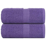 Vidaxl gastendoekjes frogn 2 st 30x50 cm 360 g m² paars