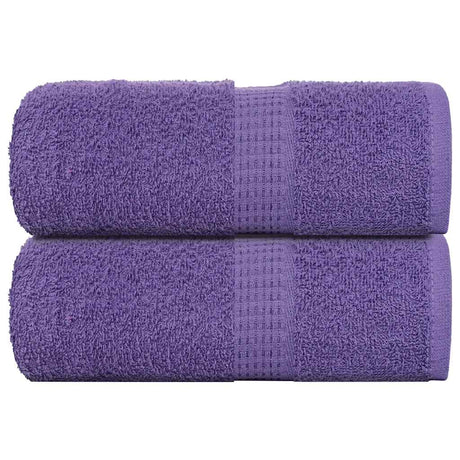 Vidaxl gastendoekjes frogn 2 st 30x50 cm 360 g m² paars
