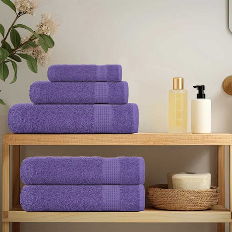 Vidaxl gastendoekjes frogn 2 st 30x50 cm 360 g m² paars