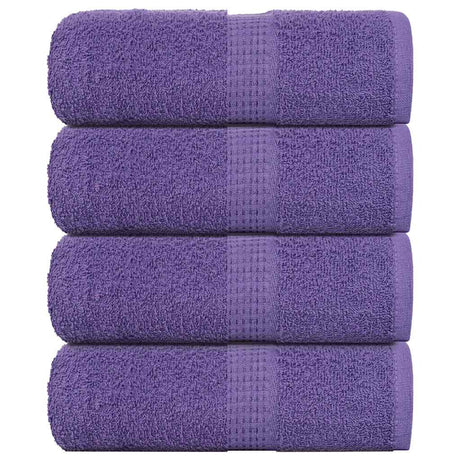 Vidaxl gastendoekjes frogn 4 st 30x50 cm 360 g m² paars