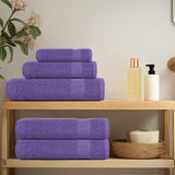 Vidaxl shower towels 2 st 70x140 cm 360 g m² 100% cotton purple