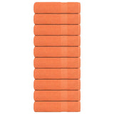 Vidaxl douchedoeken frogn 10 st 70x140 cm 360 g m² oranje