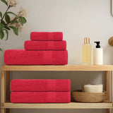 Vidaxl gastendoekjes frogn 4 st 30x50 cm 360 g m² rood