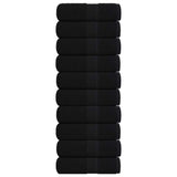 Vidaxl gastendoekjes frogn 10 st 30x50 cm 360 g m² zwart