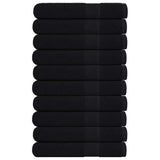 Vidaxl sauna towels 10 st 80x200 cm 360 g m² 100% cotton black