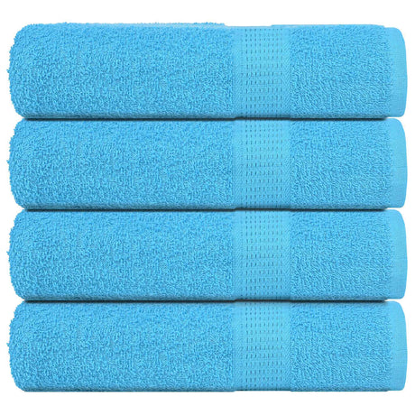 Vidaxl handdoeken frogn 4 st 50x100 cm 360 g m² turquoise