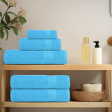 Vidaxl handdoeken frogn 4 st 50x100 cm 360 g m² turquoise