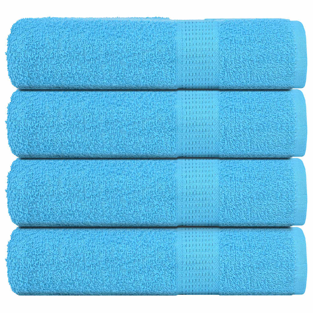 Vidaxl Shower towels 4 ST 70x140 cm 360 g m² 100% cotton turquoise