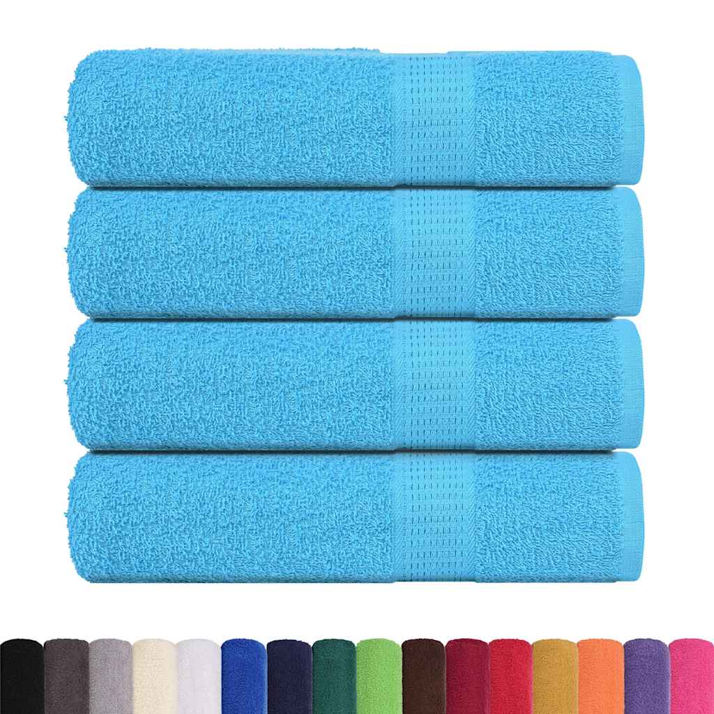 Vidaxl Shower towels 4 ST 70x140 cm 360 g m² 100% cotton turquoise