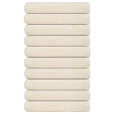 Vidaxl saunahanddoeken frogn 10 st 80x200 cm 360 g m² crème