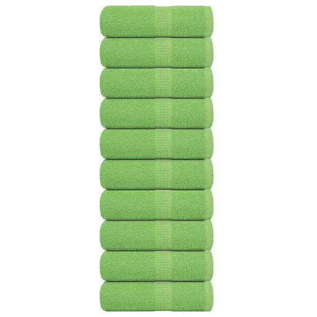 Vidaxl gastendoekjes frogn 10 st 30x50 cm 360 g m² appelgroen