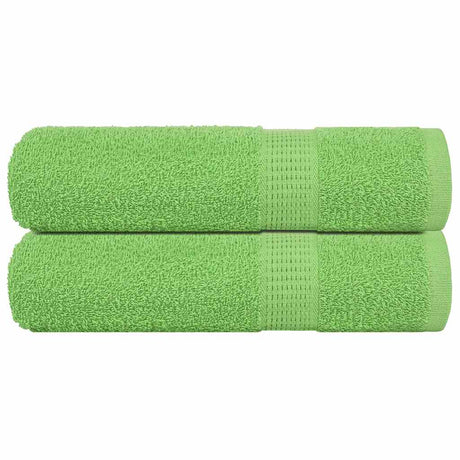 Vidaxl handdoeken frogn 2 st 50x100 cm 360 g m² appelgroen