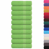 Vidaxl handdoeken frogn 10 st 50x100 cm 360 g m² appelgroen