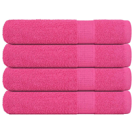 Vidaxl saunahanddoeken frogn 4 st 80x200 cm 360 g m² roze