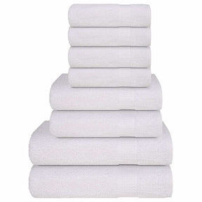 Vidaxl 8-delige handdoekenset frogn 360 g m² wit