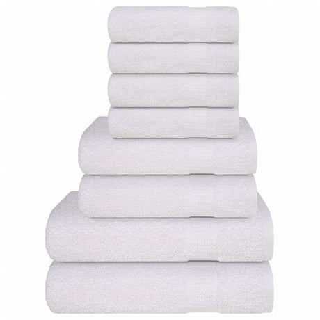 Vidaxl 8-delige handdoekenset frogn 360 g m² wit