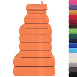 Vidaxl 12-piece towel set 360 g m² 100% cotton orange