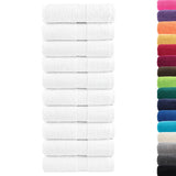 Vidaxl washandjes solund 50 st hoogwaardig 600 g m² 15x21 cm