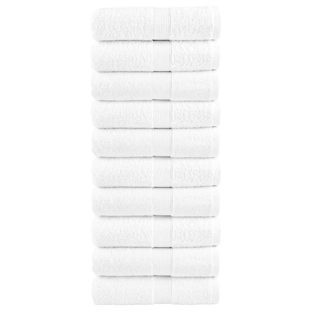 Vidaxl Guest Wipes Solund 10 PCS 600 g m² 30x30 cm blanc