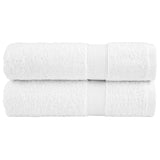 Serviettes Vidaxl Solund 2 PCS 600 g m² 50x100 cm blanc