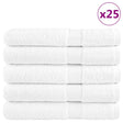 Vidaxl saunadoeken solund 25 st 600 g m² 80x200cm wit