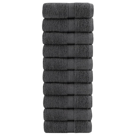 Vidaxl gastendoekjes solund 10 st 600 g m² 30x50 cm antraciet