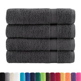 Vidaxl Towels Solund 4 pcs 600 g m² 50x100 cm anthracite colored