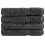 Vidaxl Sauna Cloths Solund 4 PCS 600 g m² 80x200 cm Anthracite Color