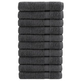 Vidaxl Towels Solund 10 pcs 600 g m² 100x200 cm anthracite color