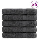 Vidaxl Towel lolit 25 PCS 600 g m² ass 30x50 cm Anthhracit Faarf