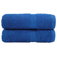 Vidaxl premium washandjes solund 2 stuks blauw 30x30 cm 600 g m²