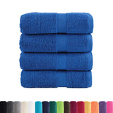 Vidaxl Guest wipes Solund 4 pcs 600 g m² 30x30 cm blue